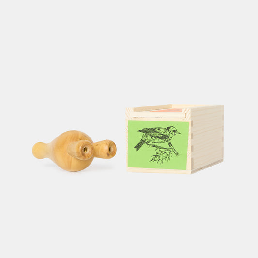 Handmade wooden Bird Call - Goldfinch