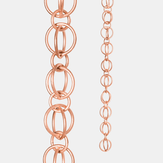 Copper Loop Rain Chain