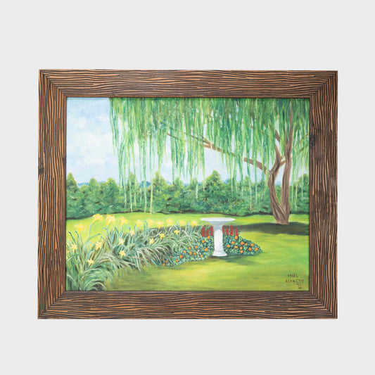 Vintage "Rock Hill" Garden Painting, South Carolina