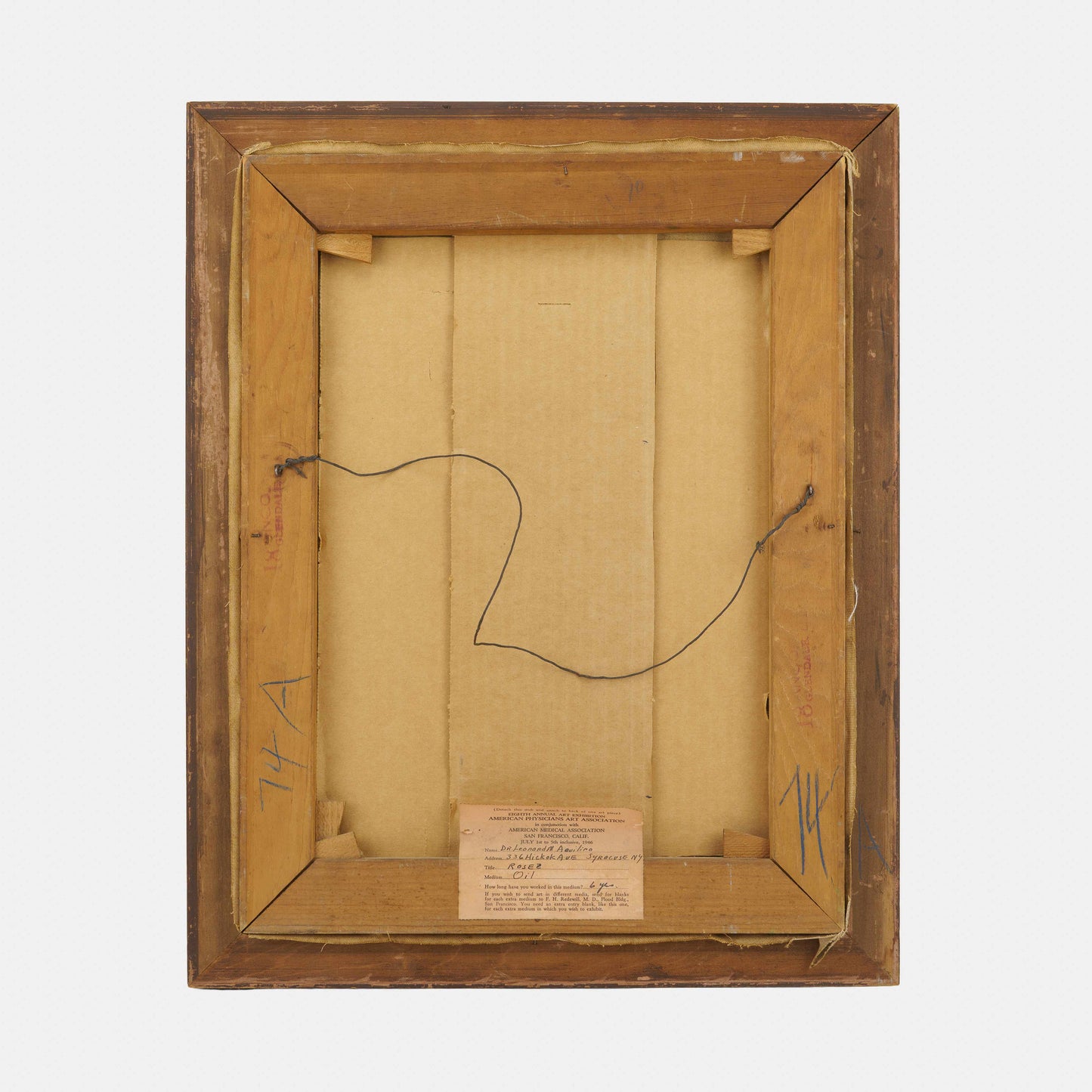 Vintage Still Life of Roses, 1946. New York