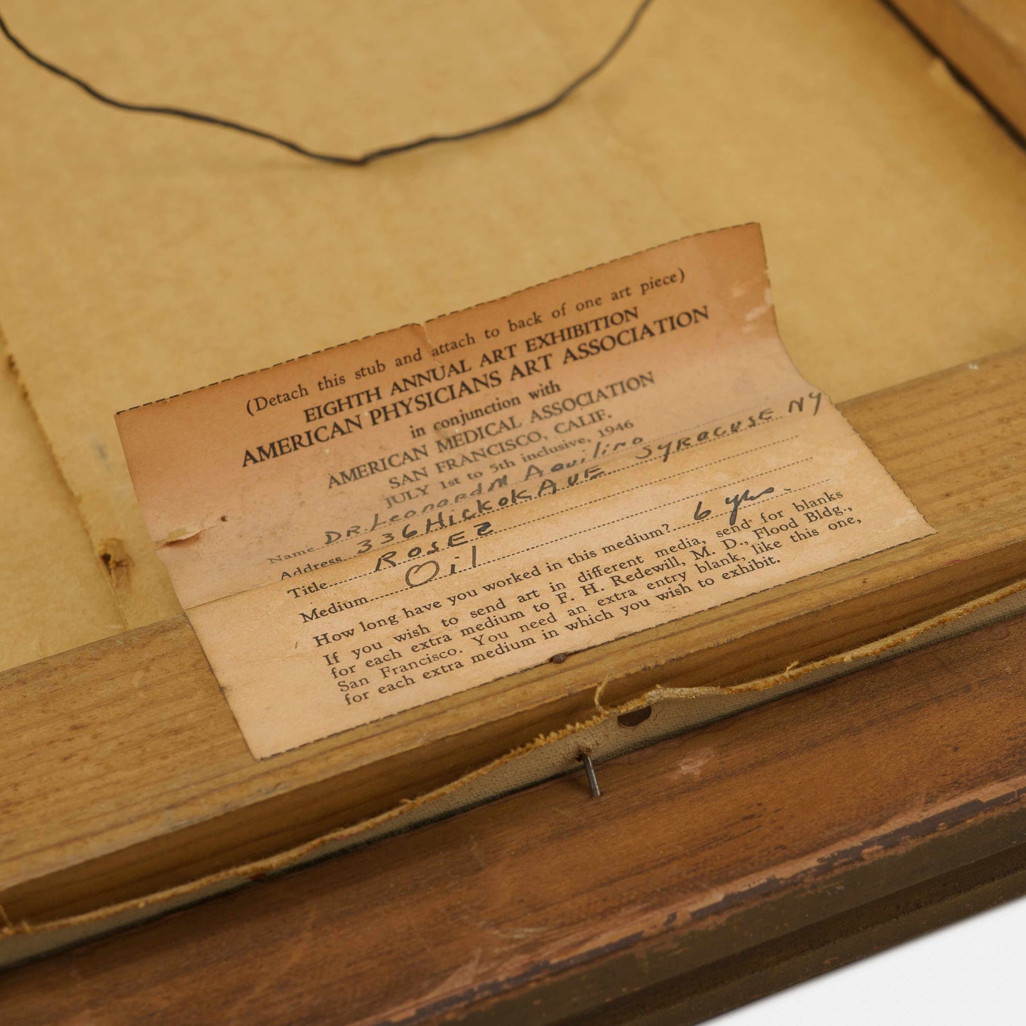 Vintage Still Life of Roses, 1946. New York