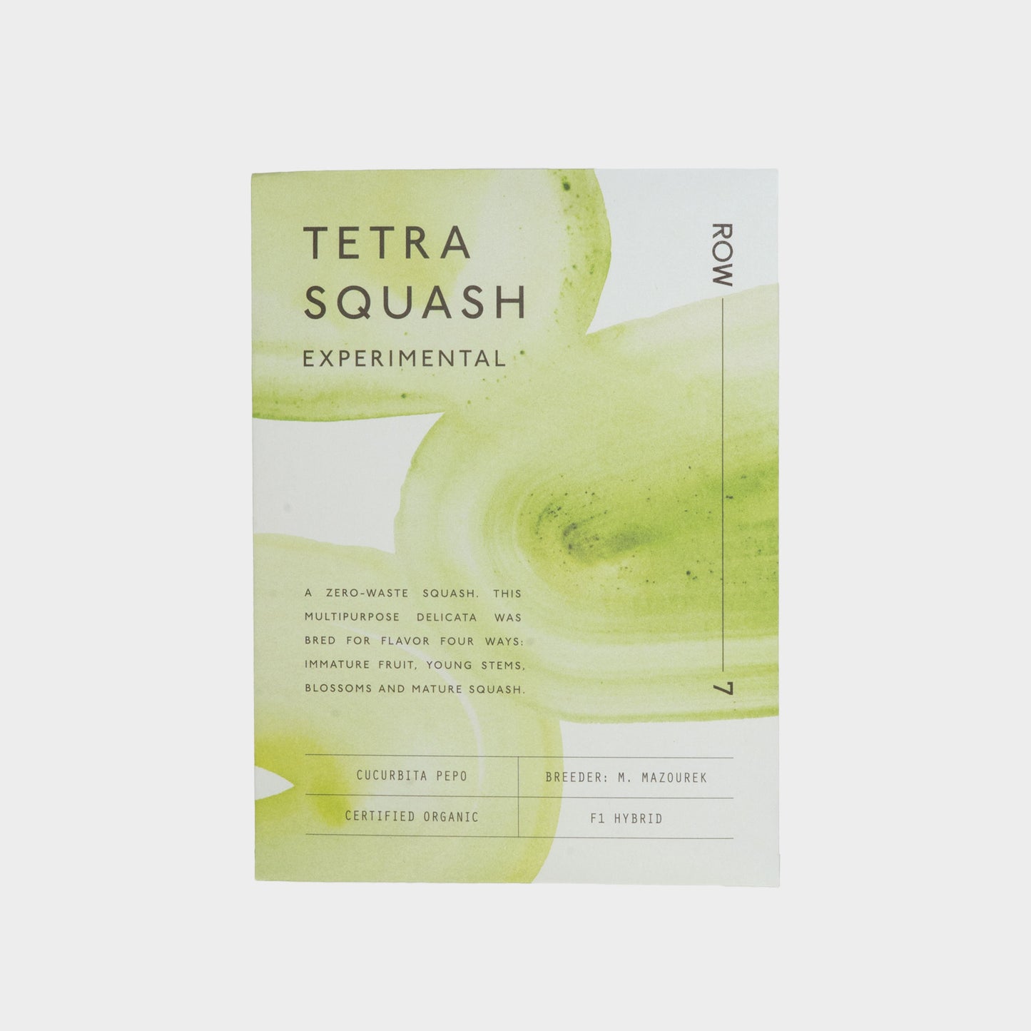 Row 7 Organic Tetra Squash Seeds