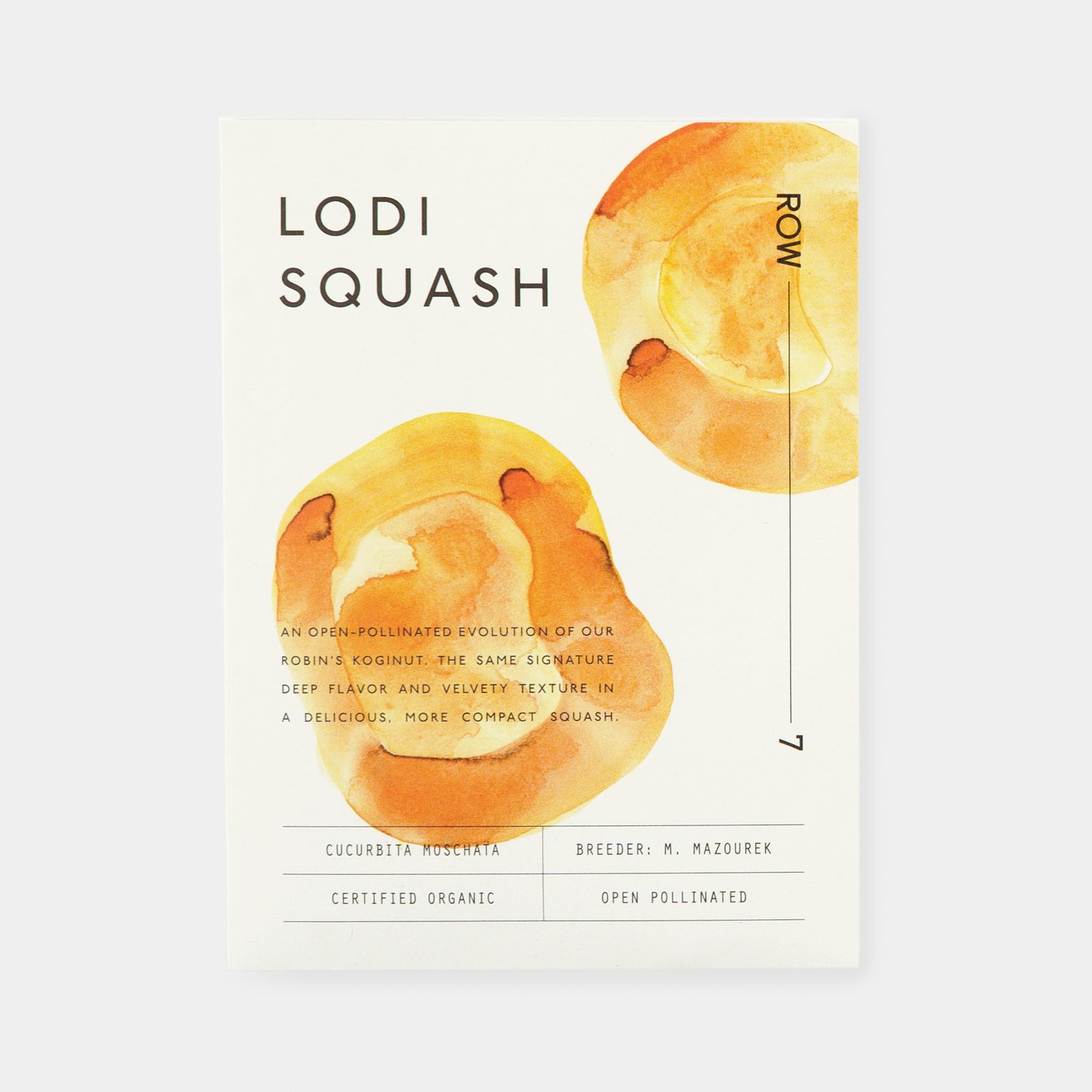 Row 7 Organic Squash Trio