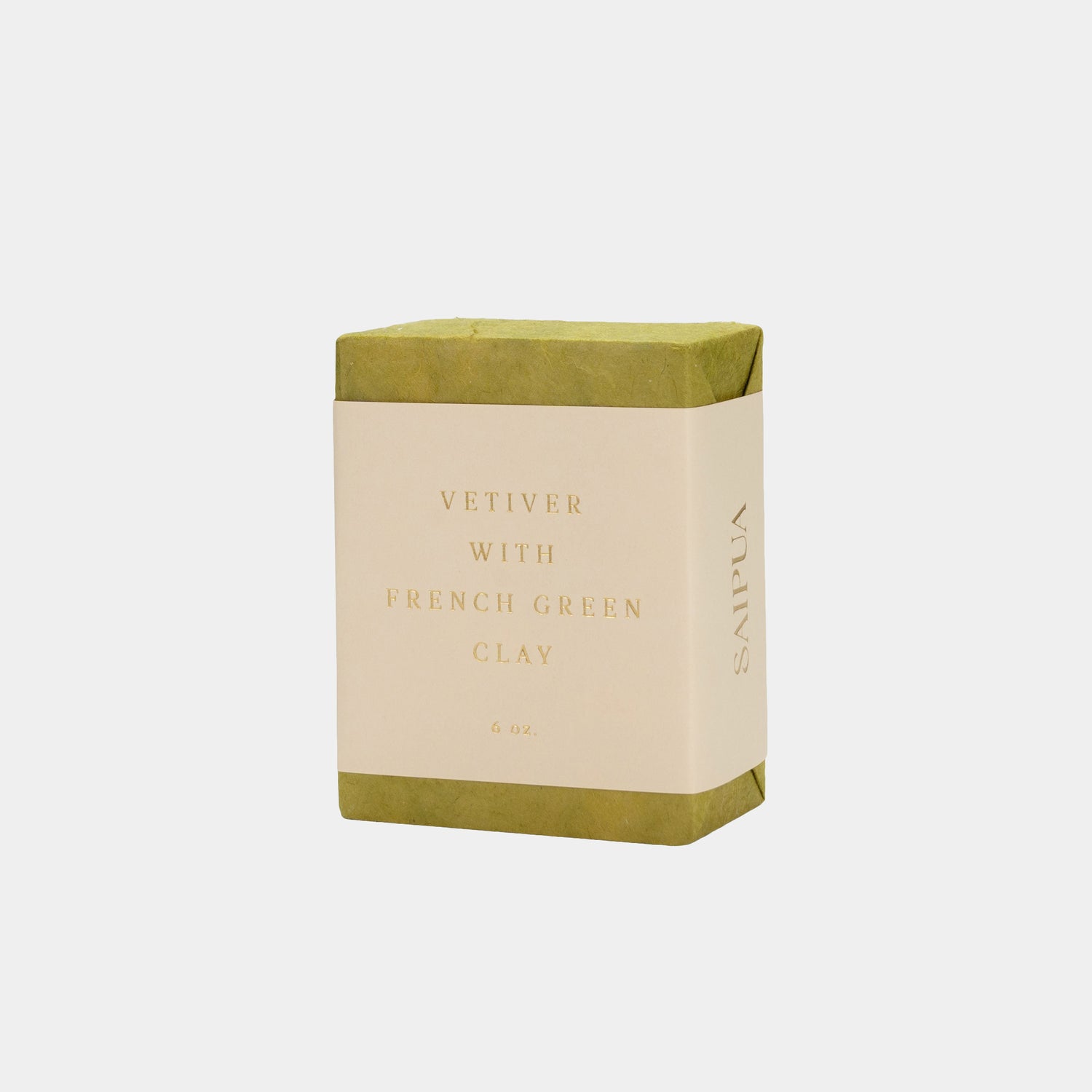 Saipua Vetiver and French Green Clay Soap