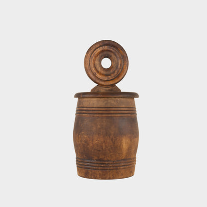 Vintage Wood Salt Cellar, Pennsylvania
