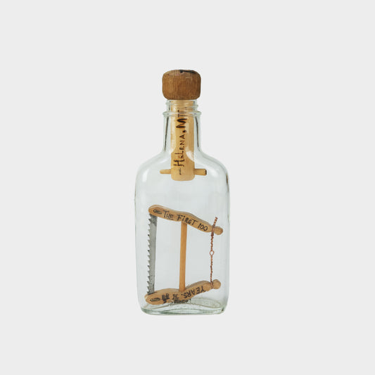 Vintage "Mount Helena" Saw in a Bottle