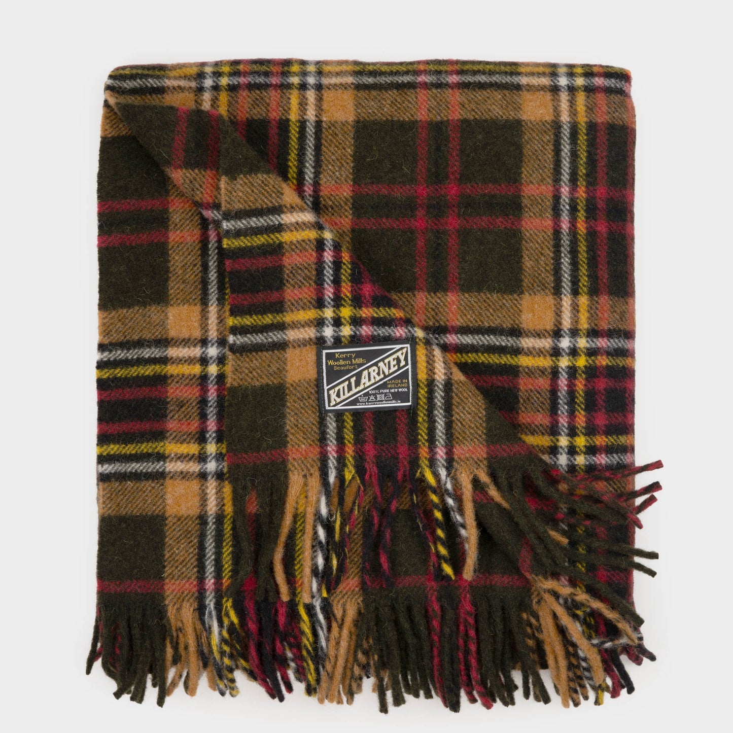 Killarney Scout Tartan Wool Throw