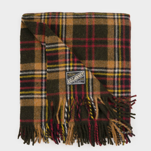 Killarney Scout Tartan Wool Throw
