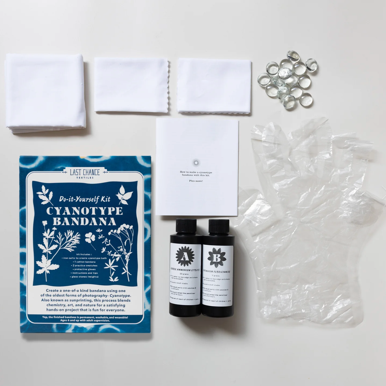 Cyanotype Bandana Kit