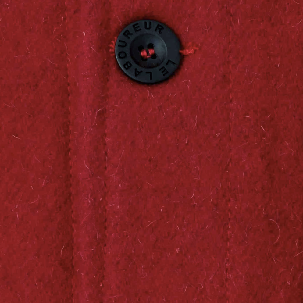 Wool Rousier Le Laboureur French Wool Field Coat in Red – Gardenheir