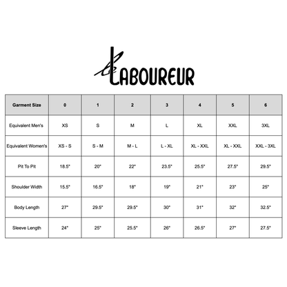 Le Laboureur French Cotton Work Jacket in Red