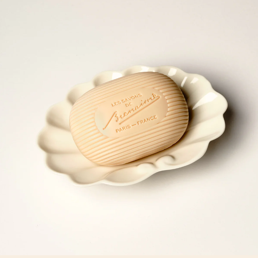 Bienaime Handmade Ceramic Shell Soap Dish