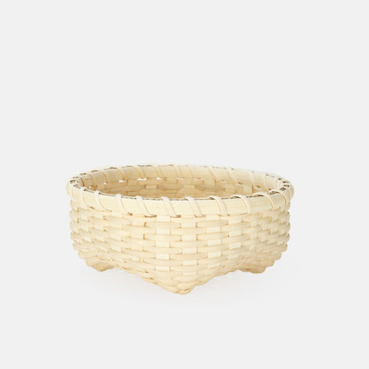 Hand Woven Shaker Bowl 8" (Natural)