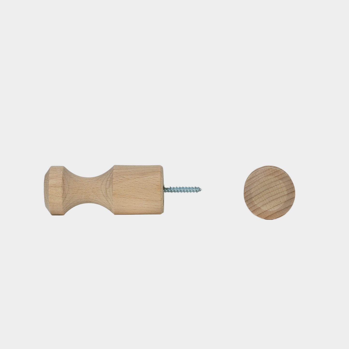 Pair of Beech Wood Shaker Pegs