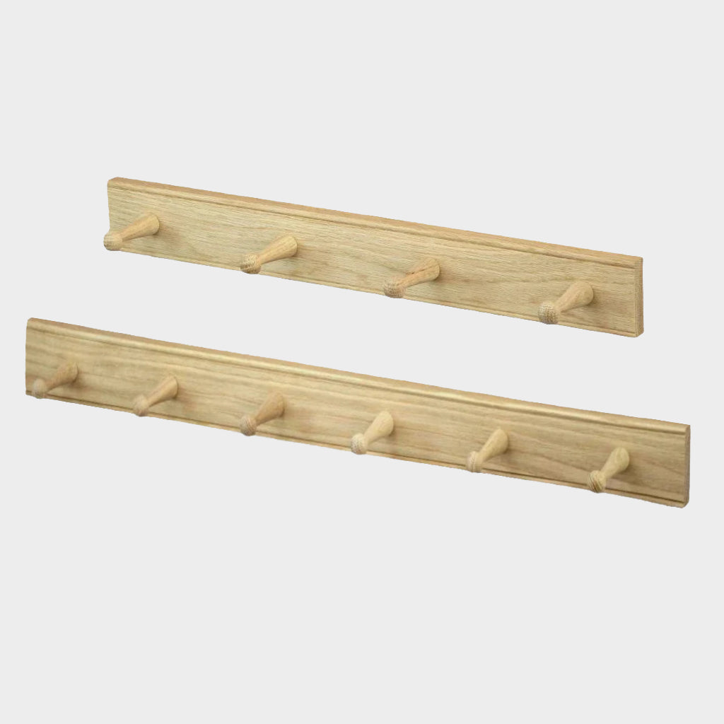 English Oak Shaker Peg Rail