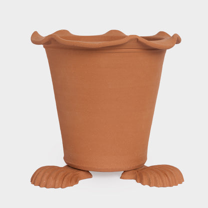 Terracotta Shell Pot Feet