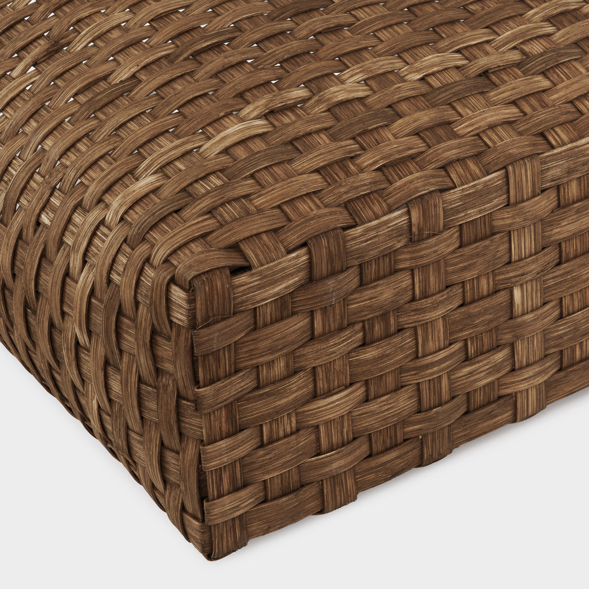 Underwater Weaving Big Shopper Basket in Chocolate