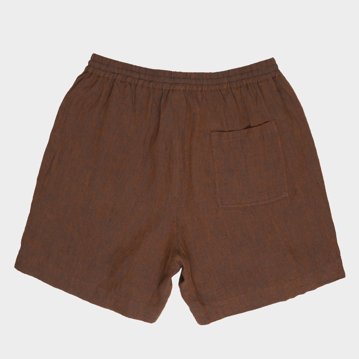 Washed Linen Relaxed Short in Bronze