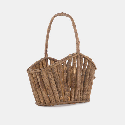 Vintage Twig Basket