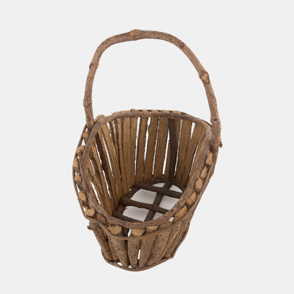 Vintage Twig Basket