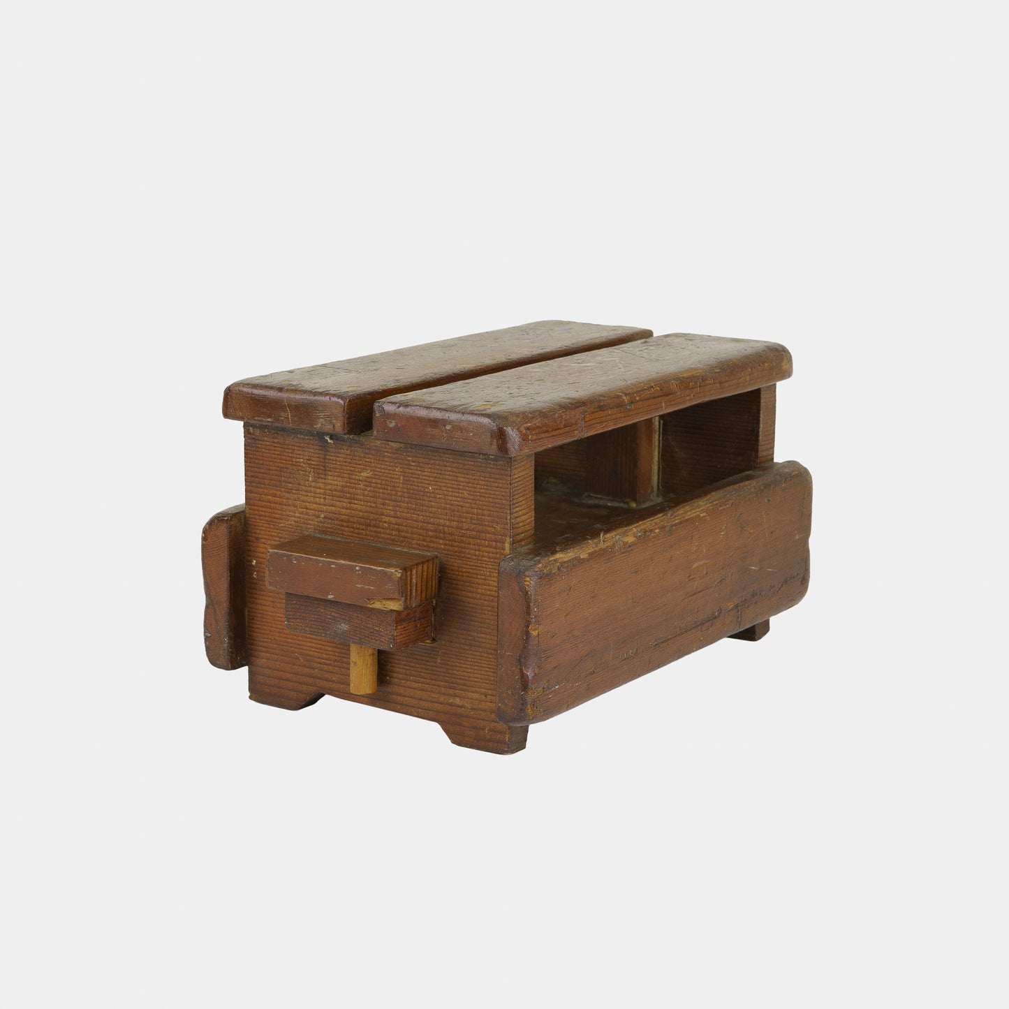 Vintage Folk Slotted Stool