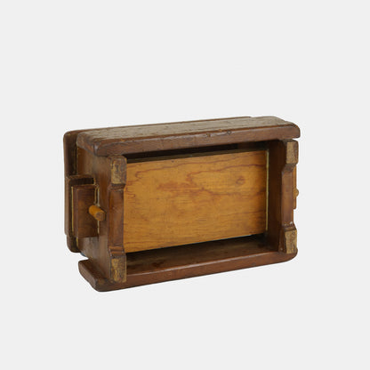Vintage Folk Slotted Stool