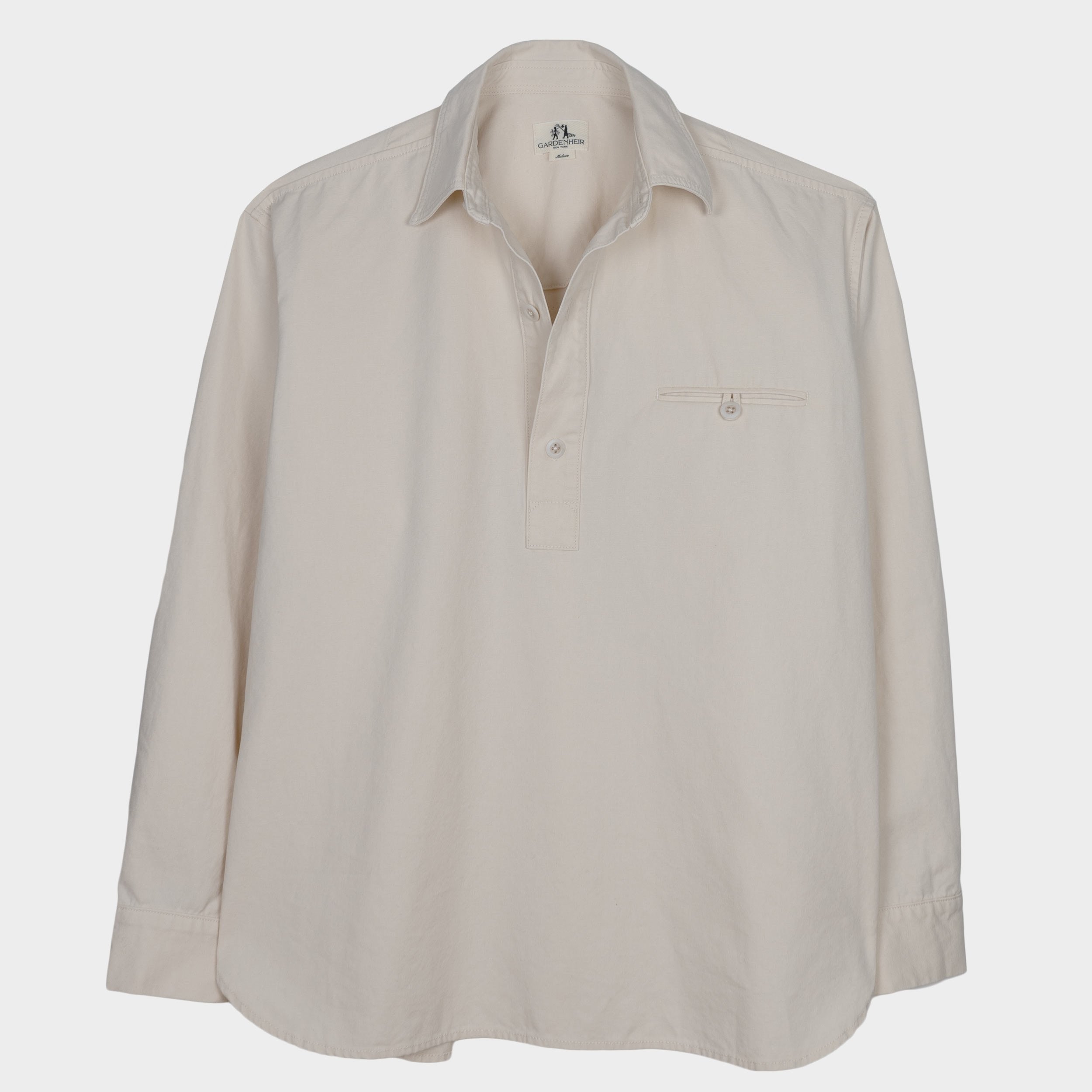 Washed Cotton Gardening Smock No. 2 in Off-White