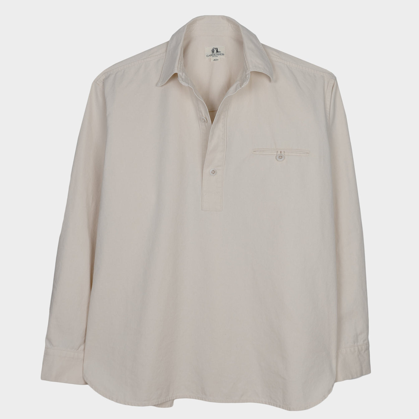 Cotton Smock Shirt White