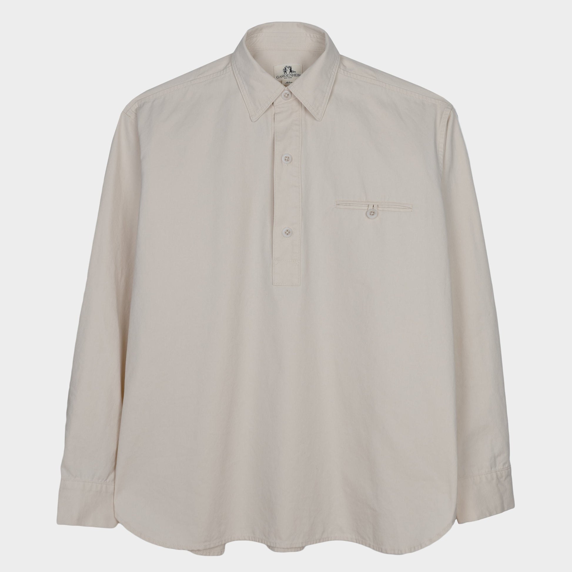 Washed Cotton Gardening Smock No. 2 in Off-White