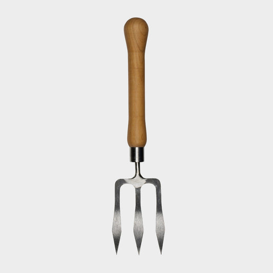 Sneeboer 3 Tined Weeding Fork with Cherry Handle