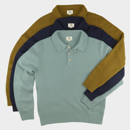 Himalayan Cashmere Rugby Sweater