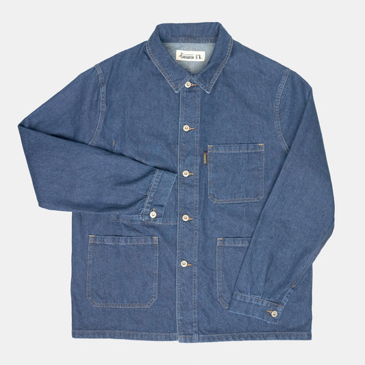 Le Laboureur x Gardenheir Stonewashed Work Jacket in Light Denim