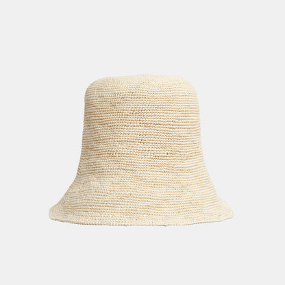 Crushable Toquilla Straw Bucket Hat