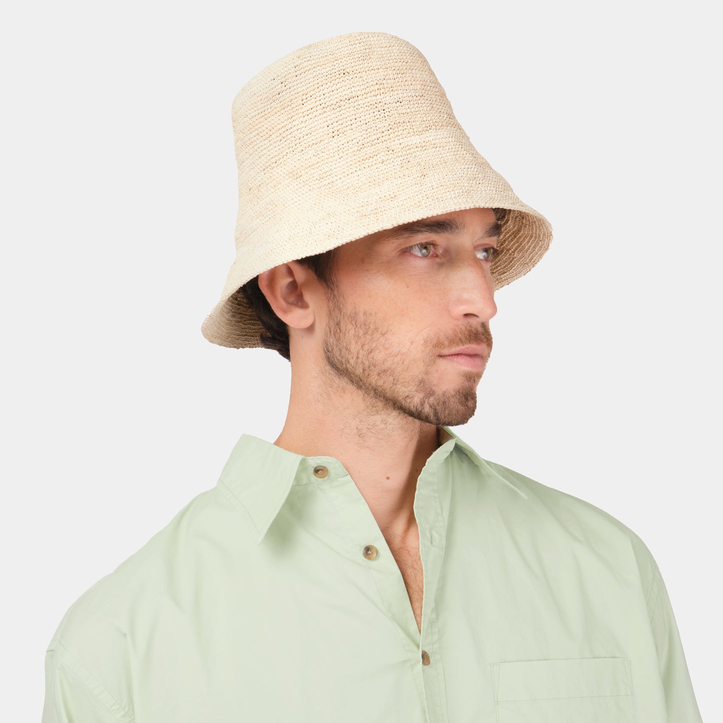 Crushable Toquilla Straw Bucket Hat