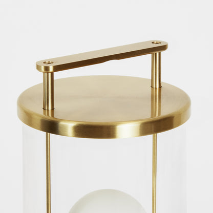 The Muse 2.0 Portable Lamp in Solid Brass