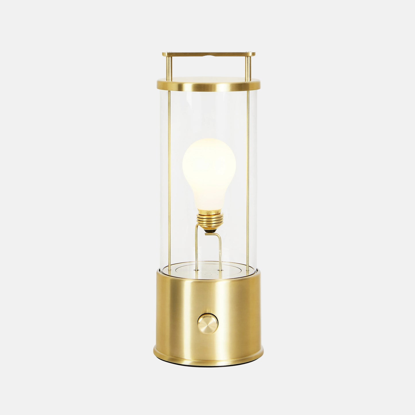 The Muse 2.0 Portable Lamp in Solid Brass