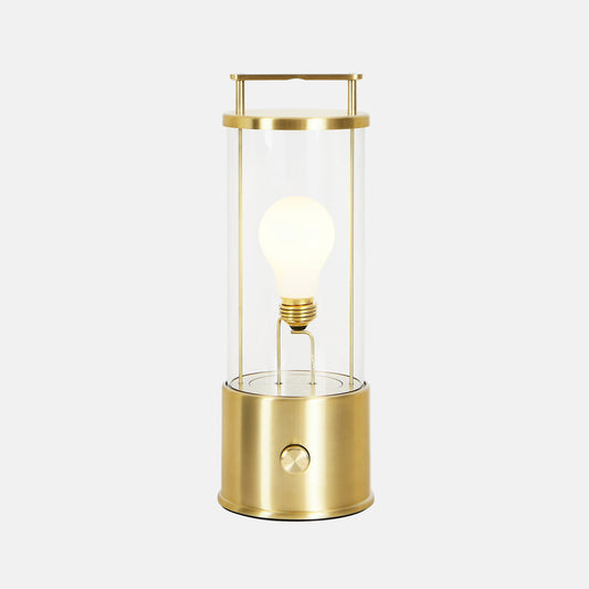 The Muse 2.0 Portable Lantern in Solid Brass