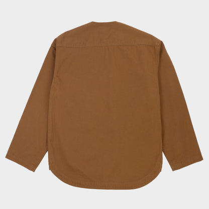 Washed Cotton Twill Easy Gardening Jacket in British Tan
