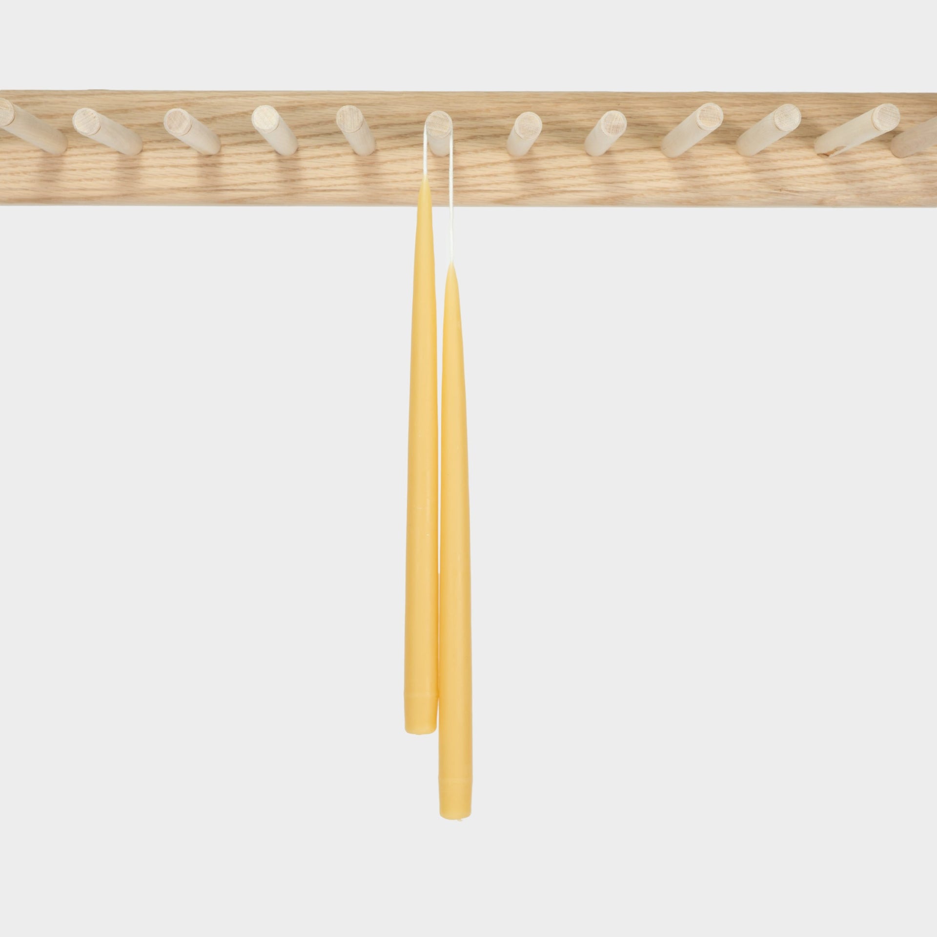 Hand Dipped Beeswax Taper Candles