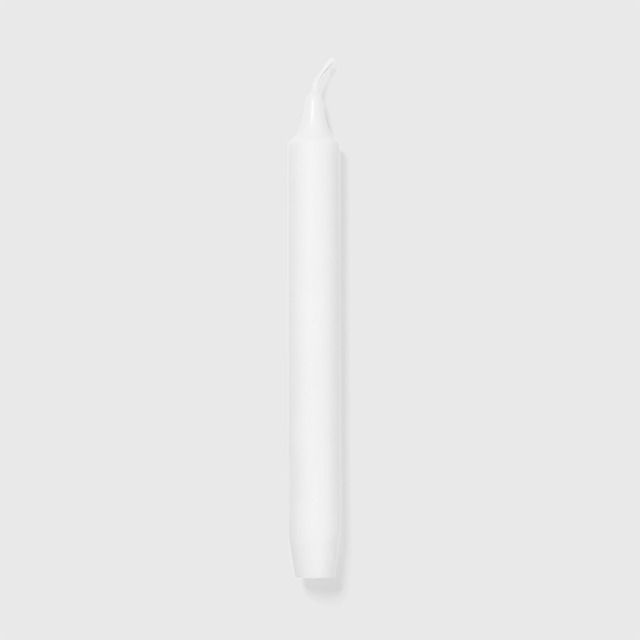 Set of 6 Trudon 8" Madeleine Fir Scented Taper Candles in Ivory