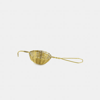 Brass Basket Tea Strainer