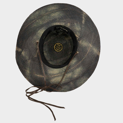 Handwoven Toquilla Straw Hat in Camouflage