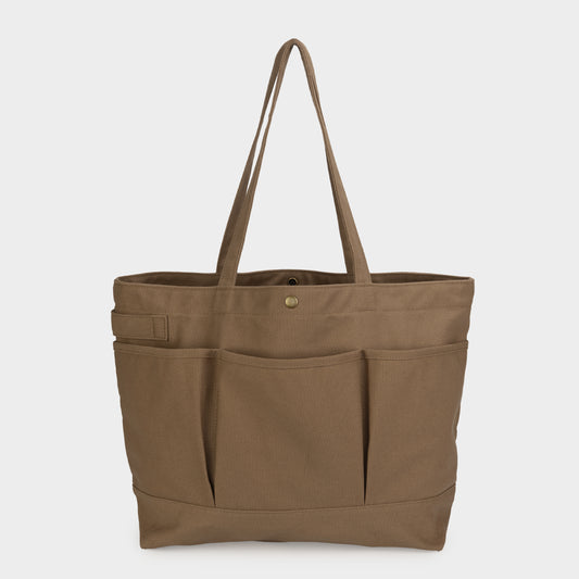 Gardenheir Cotton Canvas Tote Bag in Oak