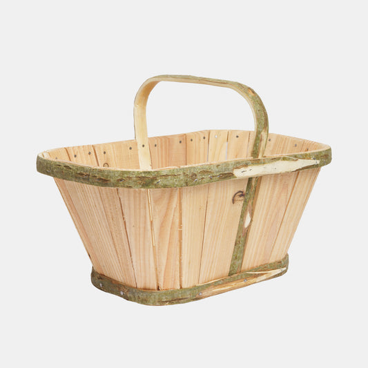 Traditional Handmade English Stave Basket