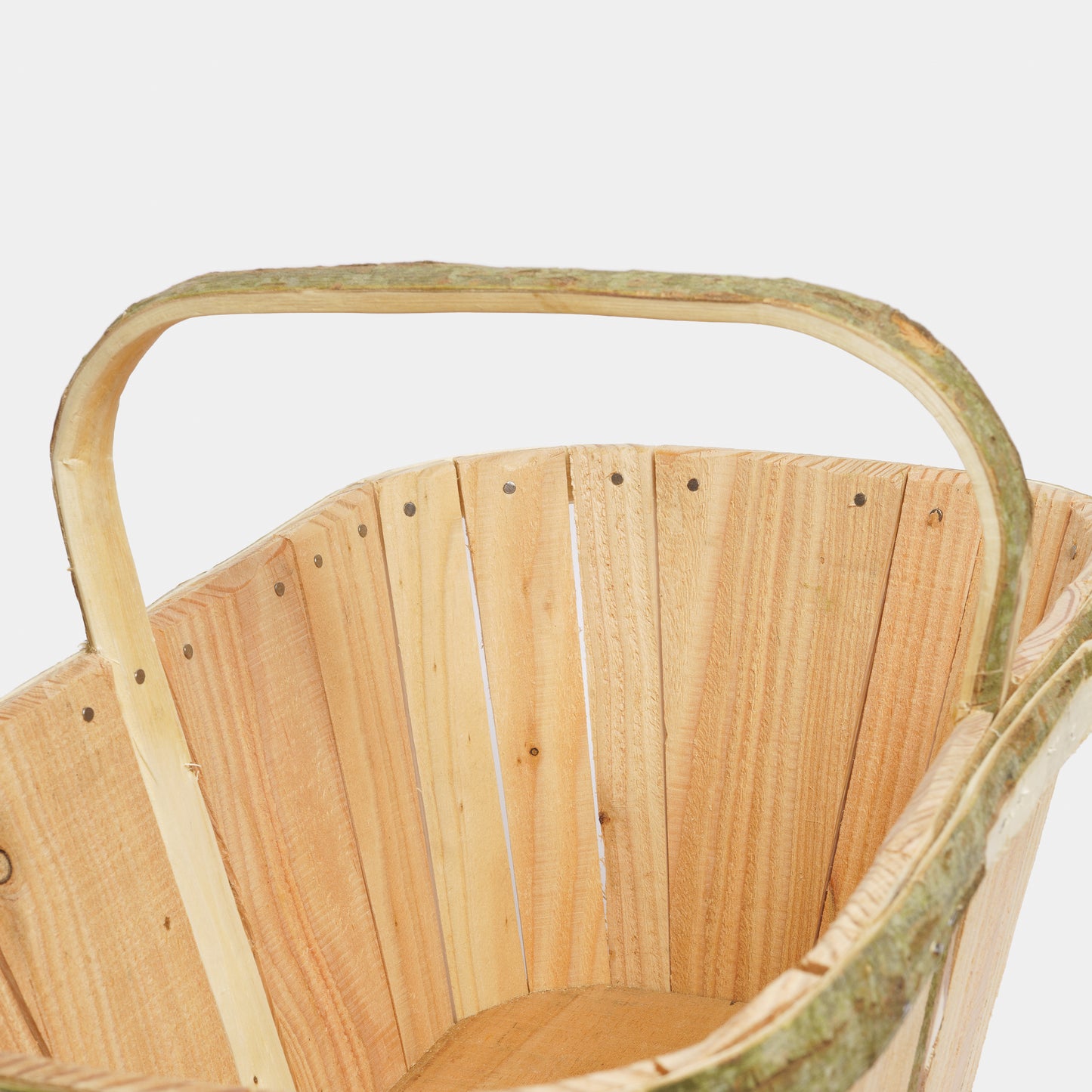 Traditional Handmade English Stave Basket