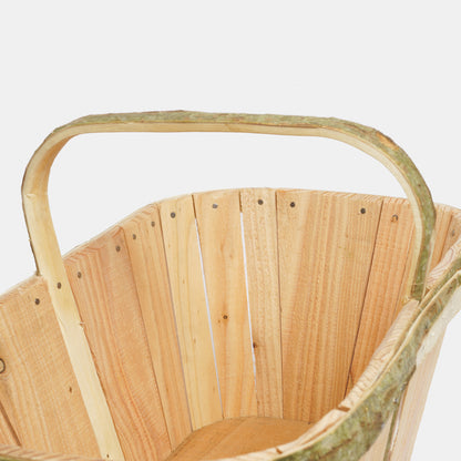 Traditional Handmade English Stave Basket
