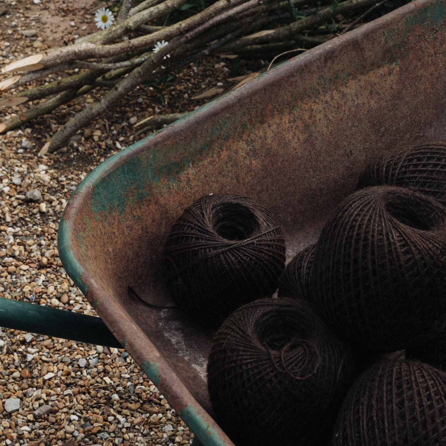 English Tarred Flax Twine Ball