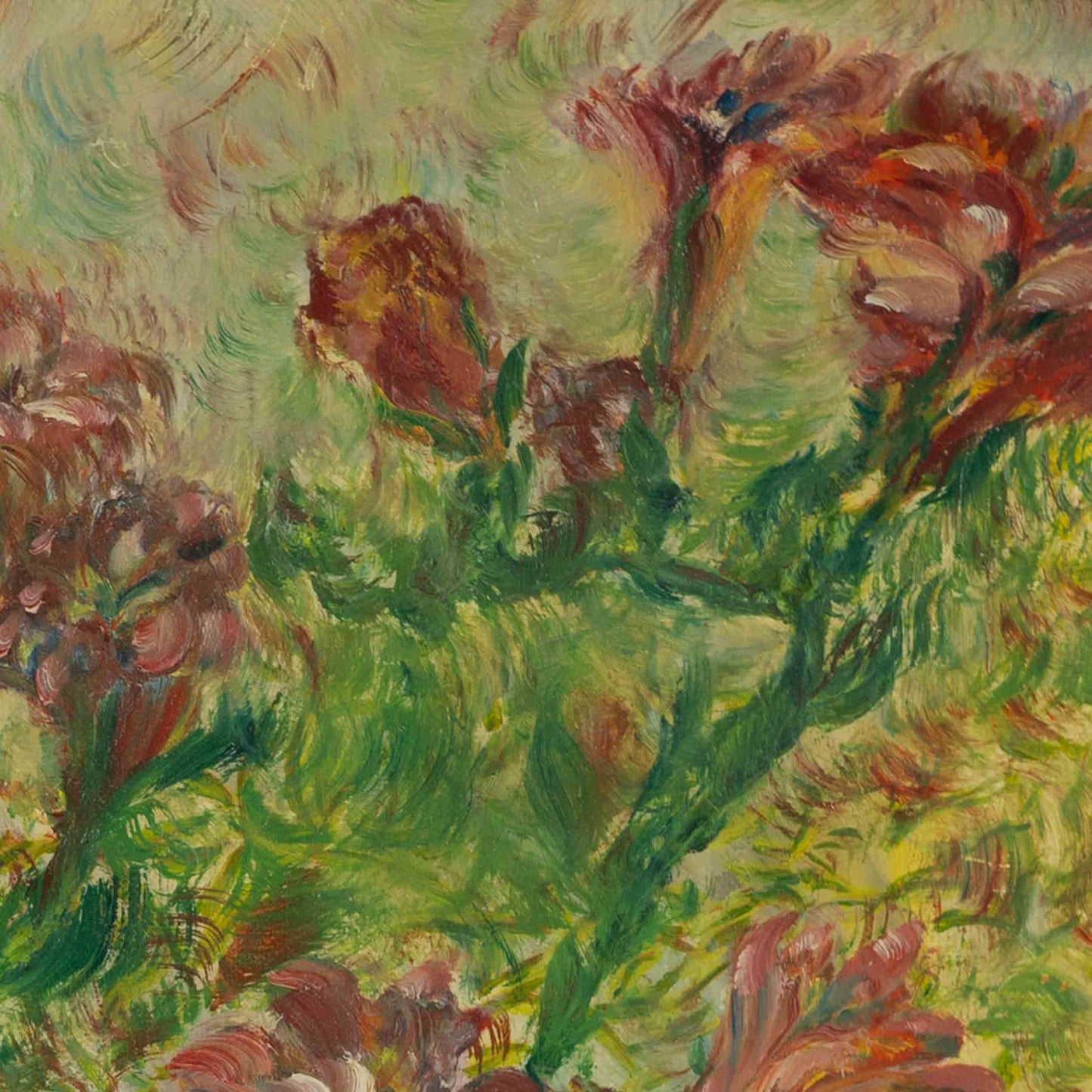 Vintage Floral Painting #2, New York,  20th C.