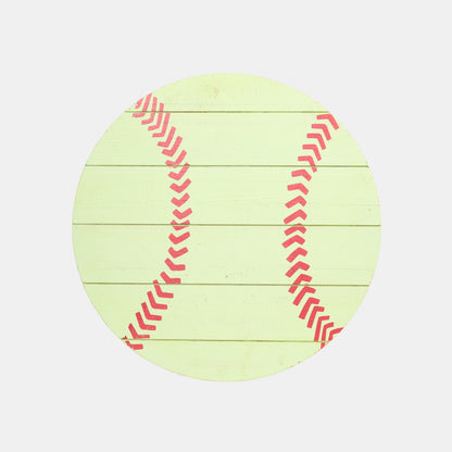 Vintage Oversized Baseball Plaque
