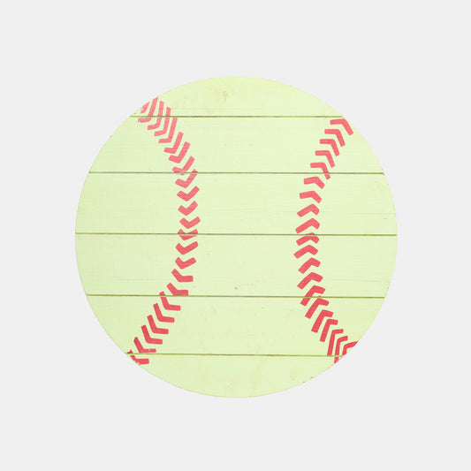 Vintage Oversized Baseball Plaque